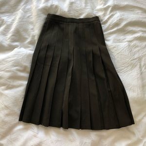 School girl pleated skirt